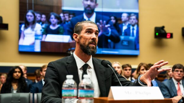 Michael Phelps warns Congress that doping issues threaten the Olympics