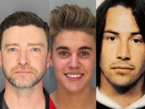 After Justin Timberlake's DWI arrest, revisit these iconic celebrity mug shots through the years.