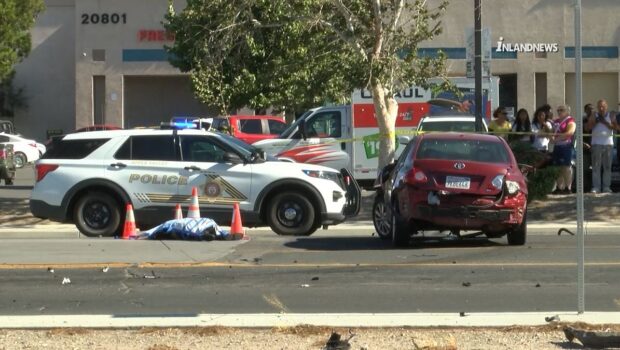 Driver killed in crash involving San Bernardino County sheriff’s deputy
