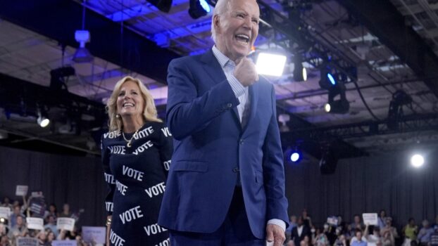 Biden concedes debate fumbles but declares he will defend democracy