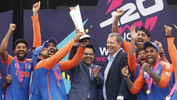BCCI announces INR 125 crore award for T20 World Champions India