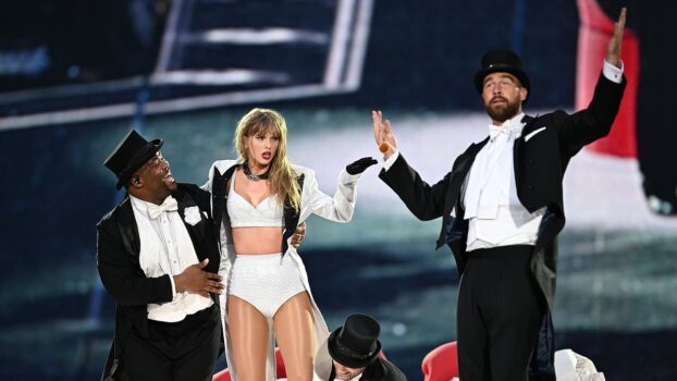 Travis Kelce sends Swifties wild as he hints he will make ANOTHER appearance on stage with girlfriend Taylor Swift on her sold-out Eras Tour