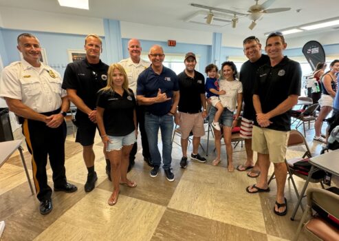 Celebrity Chef Robert Irvine honors Margate first responders for their lifesaving efforts