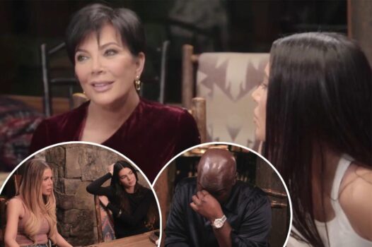Kris Jenner reveals tumor is on her ovaries on 'The Kardashians'