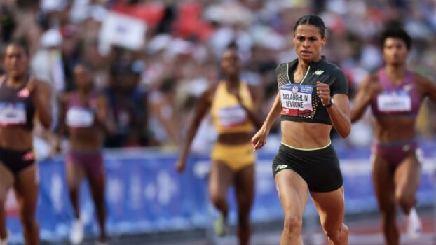 Sydney McLaughlin-Levrone breaks 400-meter hurdles world record for fifth time
