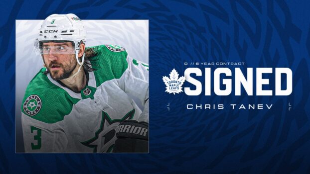 MAPLE LEAFS SIGN DEFENCEMAN CHRIS TANEV