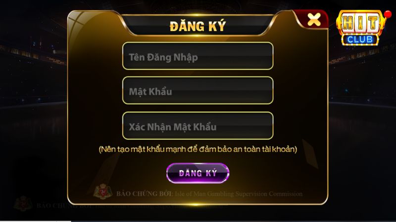 Cách đăng ký tài khoản Hit Club